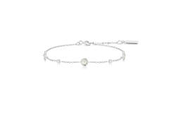  Ripple Joy - Silver / Rhodium plated - Zirconia - 18,5cm